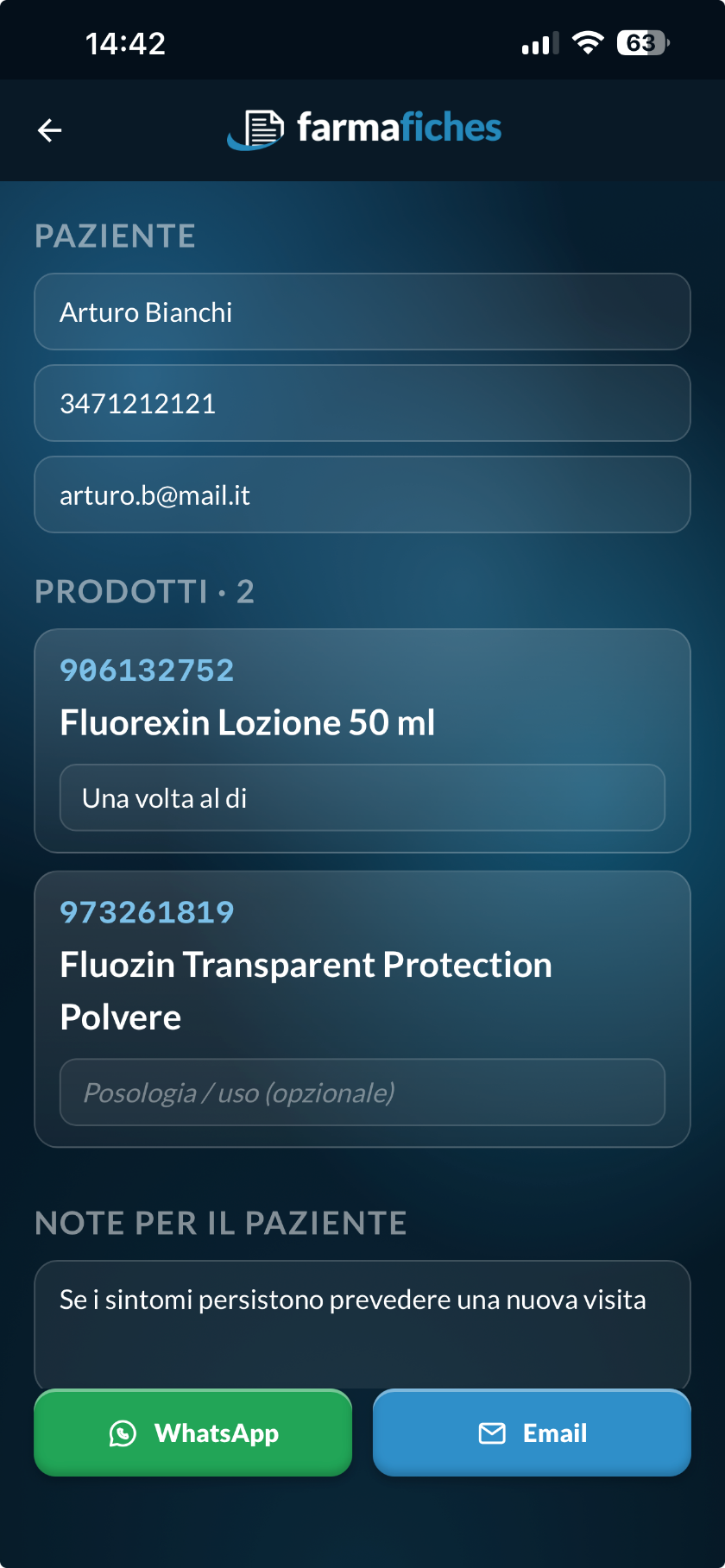 Componi ricetta